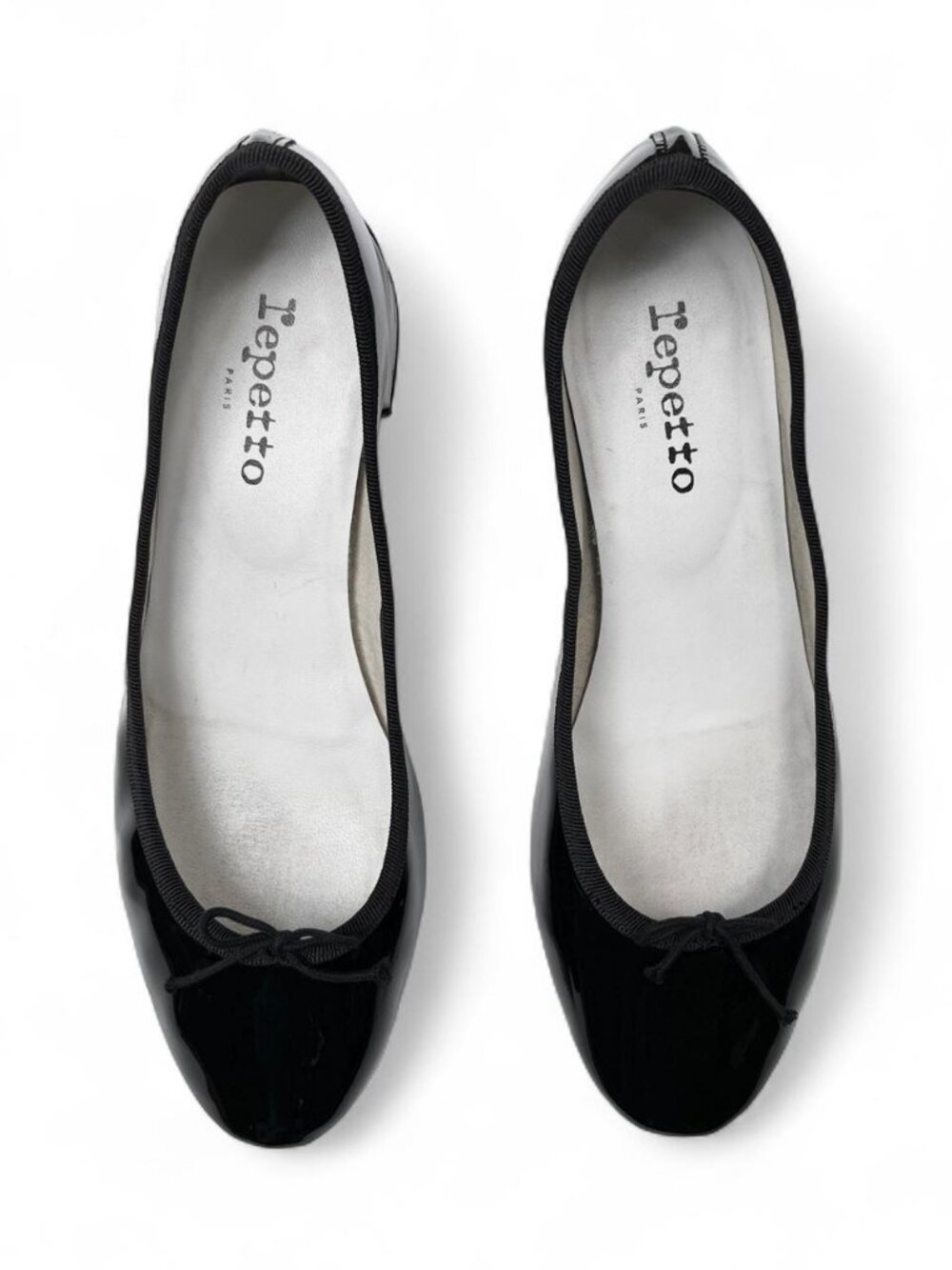 Repetto Camille Patent Leather Heels in Noir- Size 39 EU/8 US